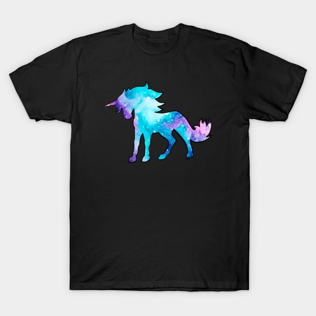 Brave Galaxy Unicorn T-Shirt by Lady Lilac